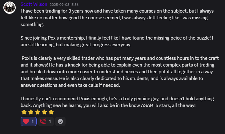 Testimonial from Scott about finding the missing piece after three years of courses