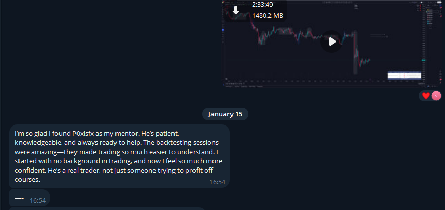 Testimonial from Sean about the mentorship