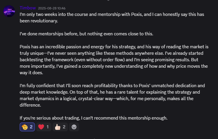 Testimonial from Tim describing the mentorship as revolutionary